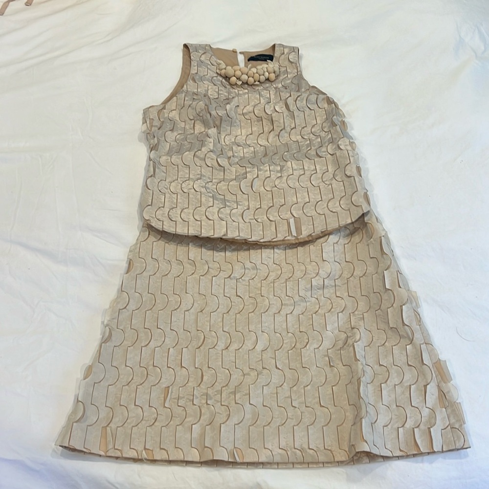 Piazza Sempione Sleeveless Top and Matching Skirt L/XL